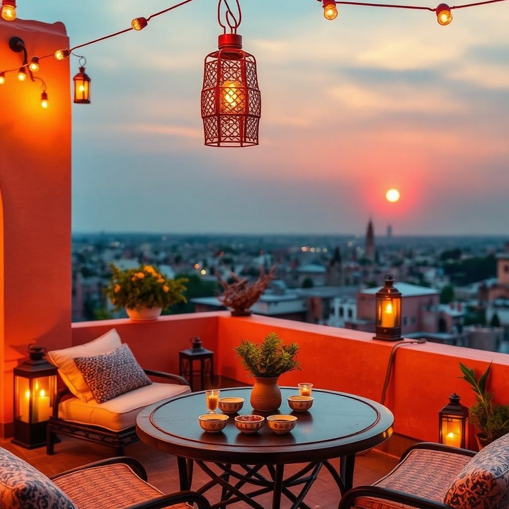 Hidden Marrakech rooftop riad