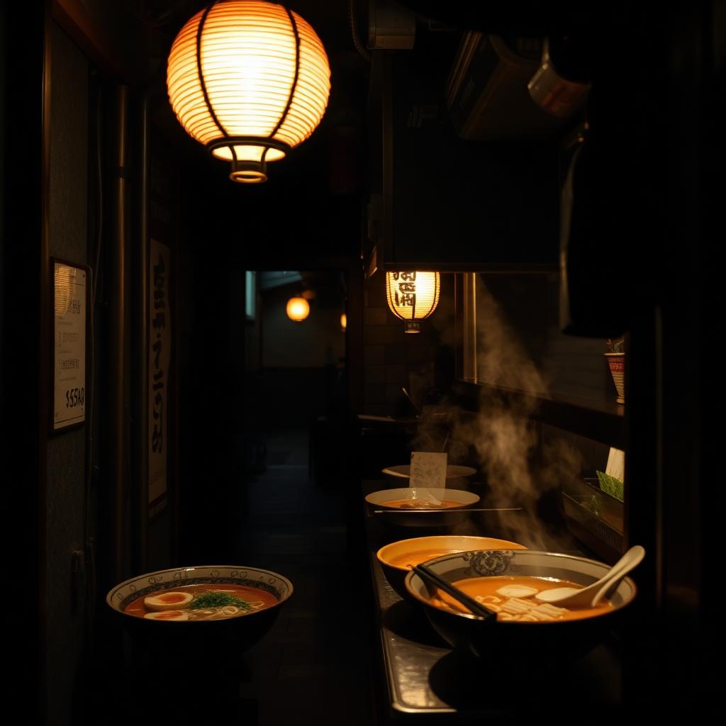 Hidden ramen alley in Tokyo